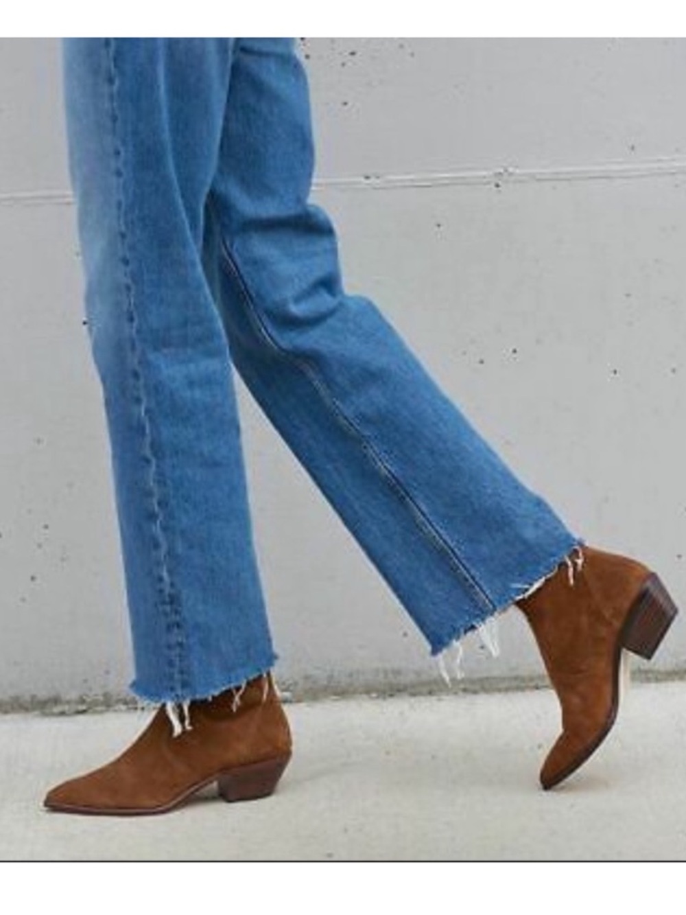 Loeffler Randall Joni Western
Suede Ankle Bootie - Picture 9 of 9
